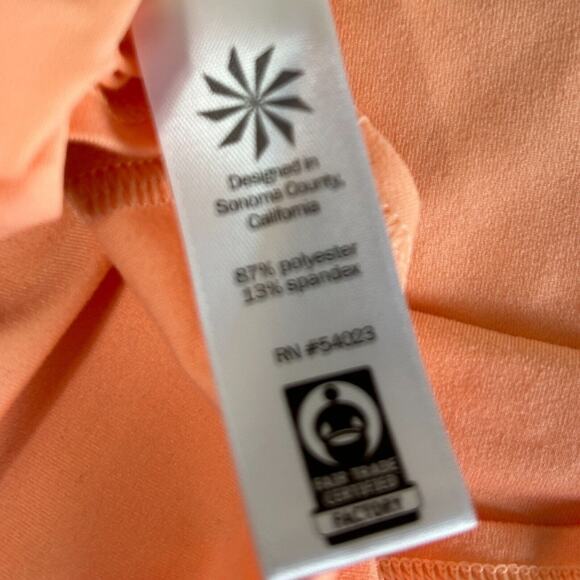 Athleta Tank Top Women's Racerback Size Small Peach - Picture 6 of 7